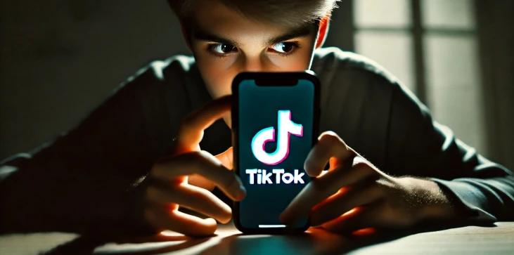 persoană pe tik tok